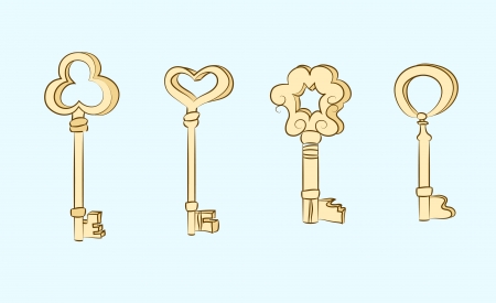 Old keyのイラスト素材