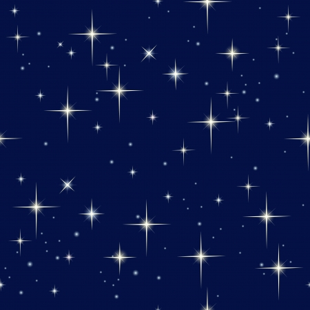 night sky and starsのイラスト素材