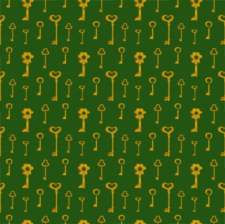 Seamless keys patternのイラスト素材
