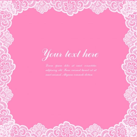 white laceのイラスト素材