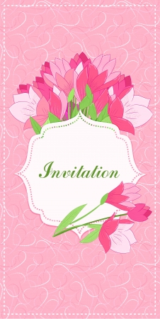 Invitation Cardのイラスト素材