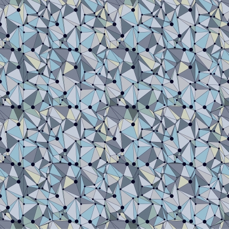 abstract seanless geometrical background molecule structure. のイラスト素材
