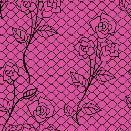seamless  lace backgroundのイラスト素材