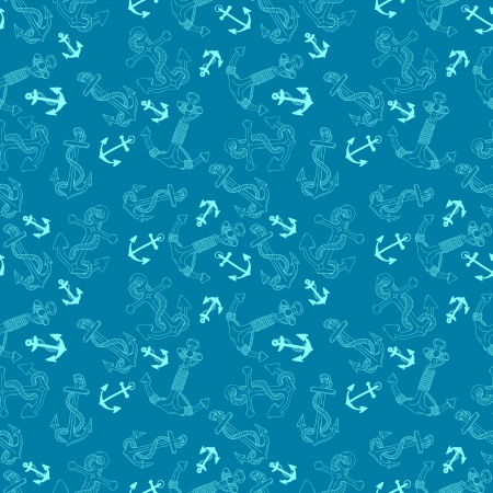 Anchors Seamless Pattern. Vector illustration EPS 10の写真素材