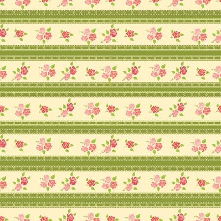 Seamless retro background with rosesの写真素材