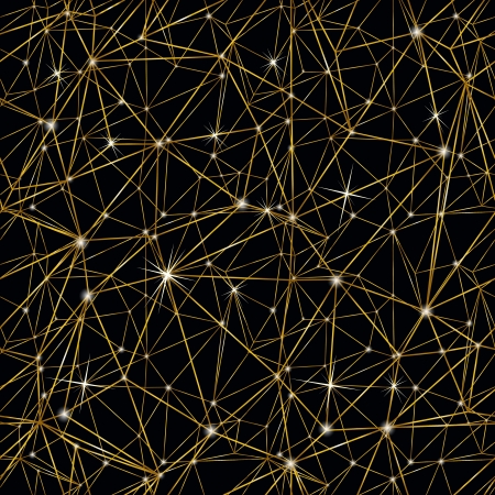 abstract seanless geometrical background molecule structure. Vector illustrationの写真素材