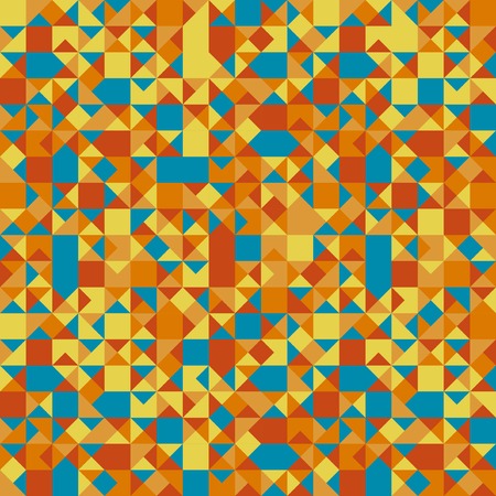 Retro pattern of geometric shapes, vector illustrationのイラスト素材