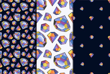 vector glamour diamond backgroundのイラスト素材