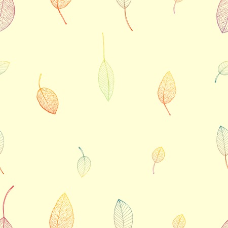 autumn leaf backgroundのイラスト素材