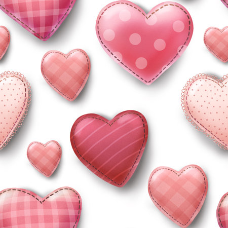 seamless pattern with hearts