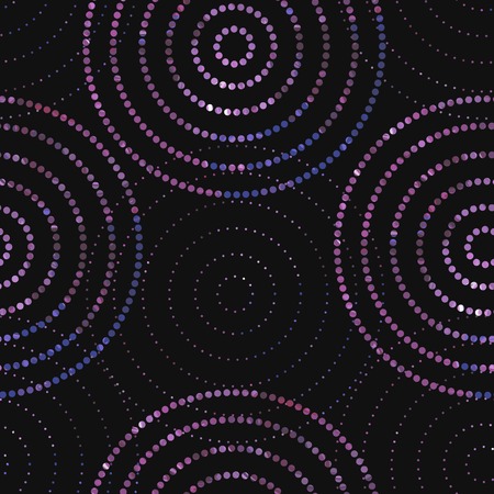 Abstract seamless background made of ringsのイラスト素材