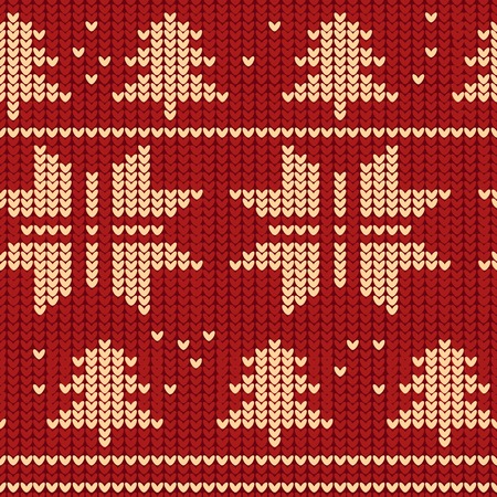 Knitting Patternのイラスト素材