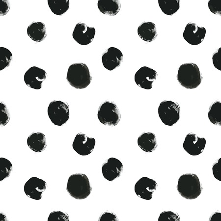 seamless pattern with circlesのイラスト素材