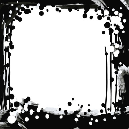 Grunge frameのイラスト素材