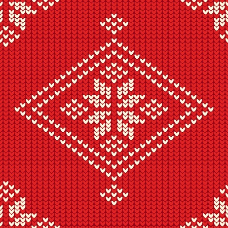 Knitting Patternのイラスト素材