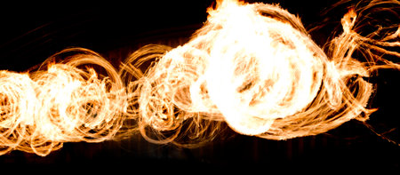 Fire Show Flaming Trails