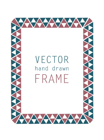 hand drawn frameのイラスト素材