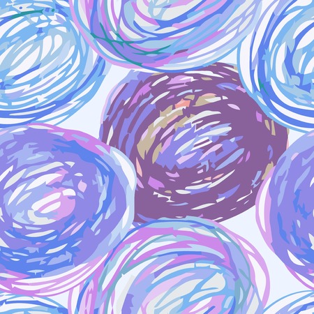 hand-drawn seamless patternのイラスト素材