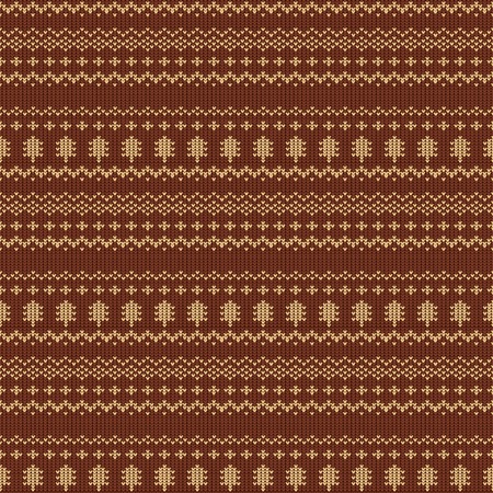 Knitting Patternのイラスト素材