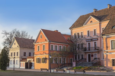 April 4, 2014 Belarus, Minsk: Traetskae Pradmestse ,Trinity Suburb - historical center of Minsk, Belarusのeditorial素材