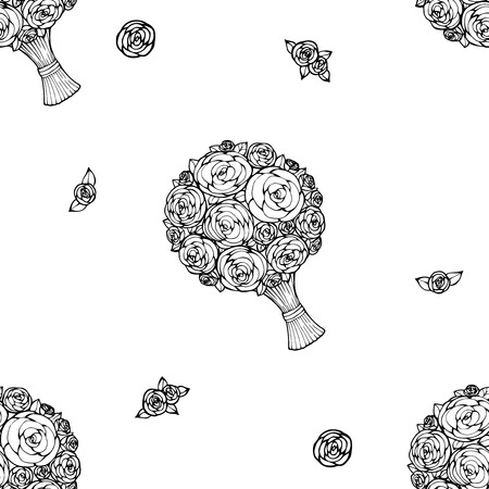 Vector seamless background. のイラスト素材