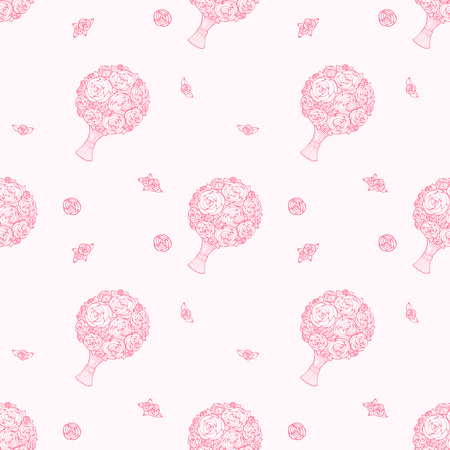 Vector seamless background.のイラスト素材