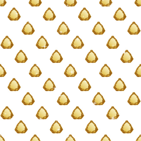 Diamonds seamless pattern. Vector illustration jewerly. Abstract diamond vector background. Jem seamless pattern. Seamless background, brilliant jewels, yellow gold diamondのイラスト素材