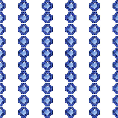 Abstract diamond vector background. Jem seamless pattern.のイラスト素材