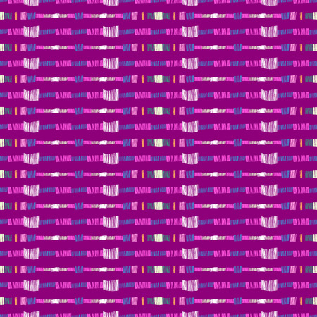 Abstract seamless pattern, vector stripe ornament. Digital paperのイラスト素材