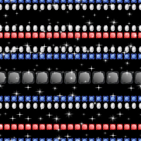 Diamond seamless pattern. Vector illustration jewelry. Wealth conceptのイラスト素材