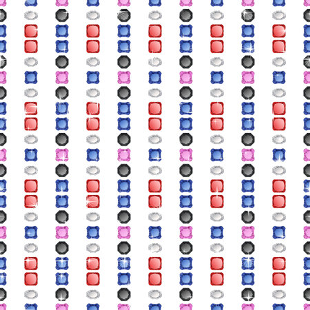 Diamonds seamless patternのイラスト素材