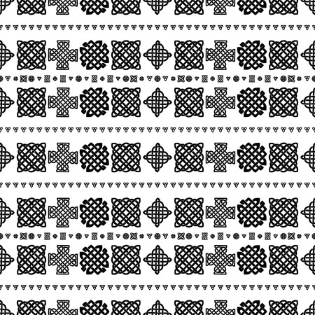 Celtic knot seamless patternのイラスト素材