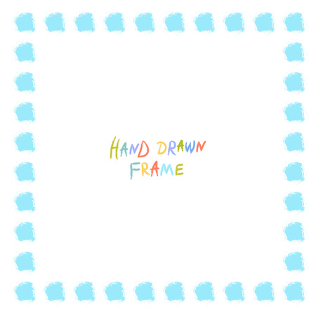 Colorful abstract frameのイラスト素材