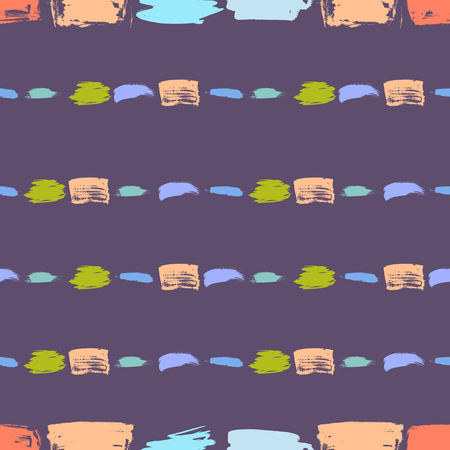Brush stroke artistic seamless patternのイラスト素材