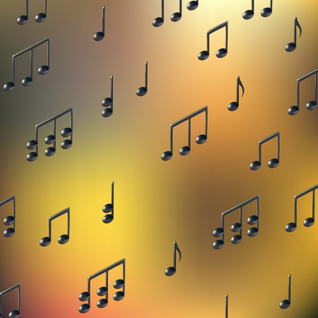 Music notes vectorのイラスト素材