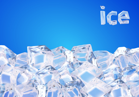 Background with ice cubesのイラスト素材