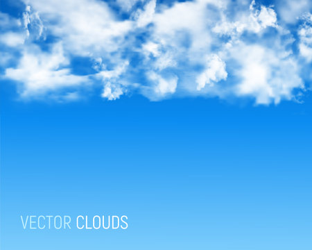 Abstract background with cloudsのイラスト素材