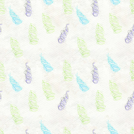 Scribble hand drawn pattern