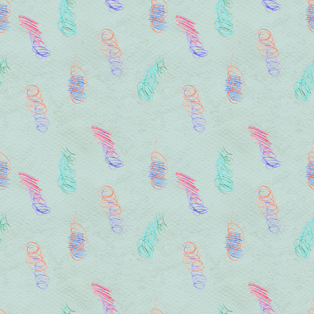 Scribble hand drawn patternの写真素材