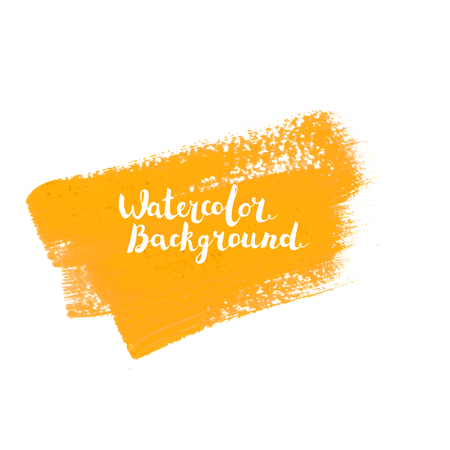 Watercolor brush stroke Vector illustration.のイラスト素材