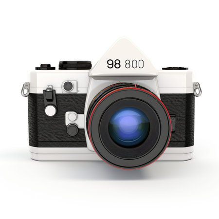 Vintage DSLR Camera with Lens Classic, retro style for photography enthusiasts and collectors