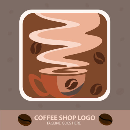 Cafe beverage business for coffee loversのイラスト素材
