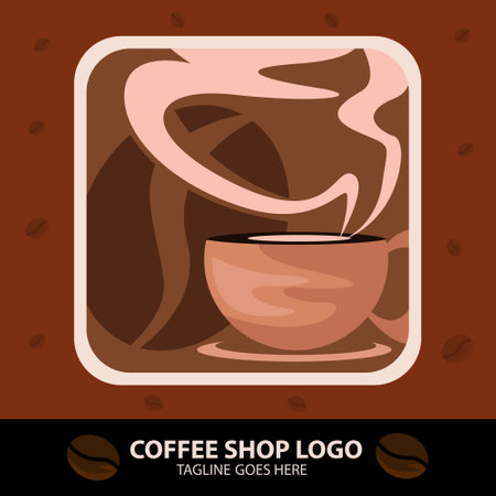 Cafe beverage business for coffee loversのイラスト素材