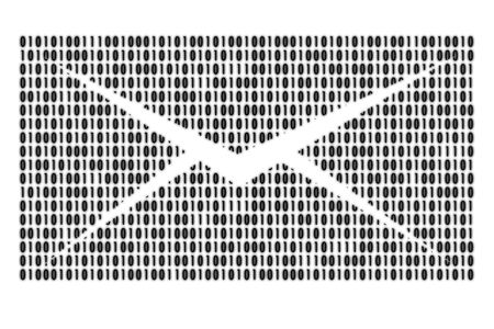 Email in the form of figures, can be a backgroundの写真素材