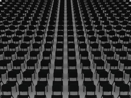 Illustration many numbers chair on a white backgroundの写真素材
