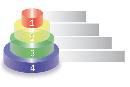 Graphic tower for businessの写真素材