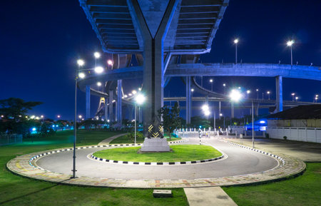 night park under highway
