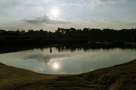 Sun risingの写真素材