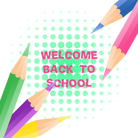 Welcome Back to School event template for every designのイラスト素材