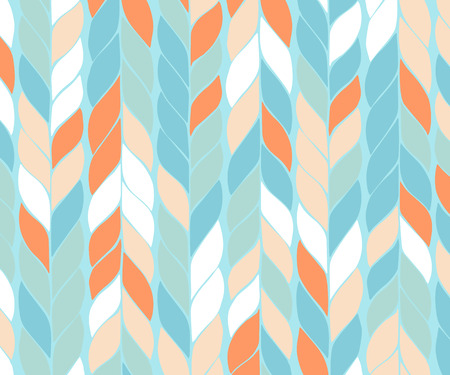 pattern with diagonal braids. Endless stylish textureのイラスト素材